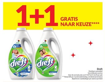 Intermarché Dreft Vloeibaar wasmiddel aanbieding