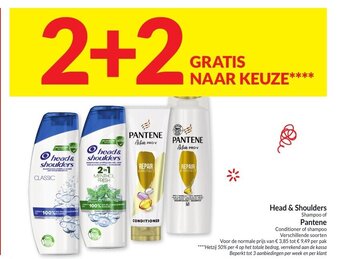 Intermarché Head & Shoulders Shampoo of Pantene aanbieding