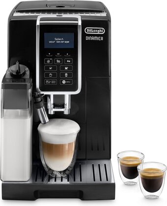 Bol.com De'longhi dinamica ecam 350.55.b - volautomatische espressomachine - zwart aanbieding