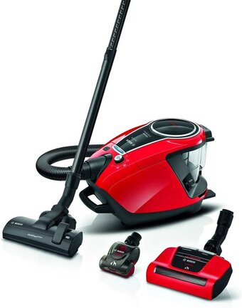 Bol.com Bosch proanimal bgs7pet serie 8 - stofzuiger zonder zak - rood aanbieding