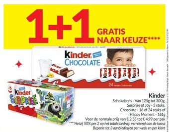 Intermarché Kinder aanbieding