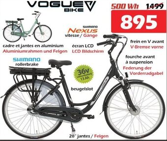 iTEK VOGUE BIKE aanbieding