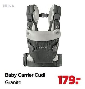 Baby carrier cudl granite