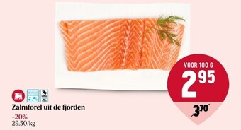 Delhaize Zalmforel uit de fjorden aanbieding
