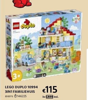 Dreamland Lego duplo 10994 3in1 familiehuis aanbieding
