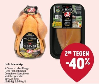 Delhaize Gele hoevekip aanbieding