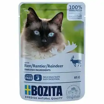 Zooplus 24x85g Stukjes in Saus Pouch Rund Bozita Kattenvoer aanbieding