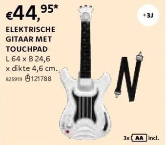 Elektrische gitaar met touchpad