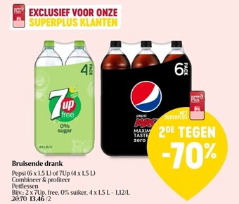Delhaize Bruisende drank aanbieding