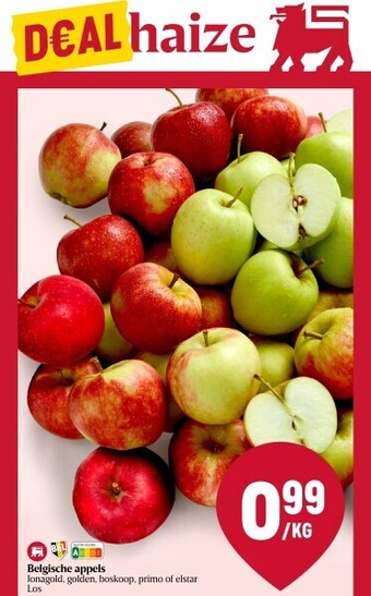 Delhaize Belgische appels aanbieding