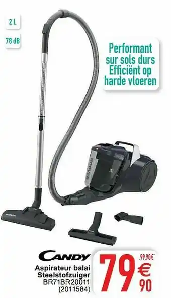 Cora Candy aspirateur balai steelstofzuiger br71br20011 aanbieding