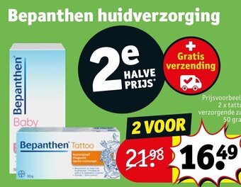 Kruidvat Bepanthen huidverzorging aanbieding