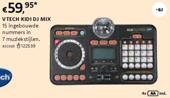 Dreamland Vtech kidi dj mix aanbieding