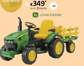 Peg-pérego elektrische tractor john deere ground force