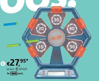 Dreamland NERF TRAININGSDOEL DIGITAL FLIP TARGET aanbieding