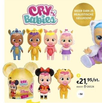 Dreamland CRY BABIES DISNEY SURPRISE aanbieding