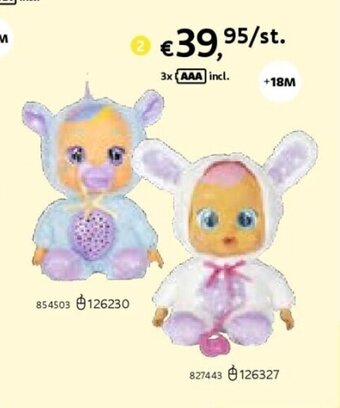 Dreamland POP CRY BABIES GOOD NIGHT JENNA aanbieding