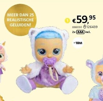 Dreamland POP CRY BABIES DRESSY 2.0 KRISTAL aanbieding