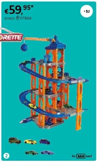 MAJORETTE PARKEERGARAGE MOTOR LIFT CENTER