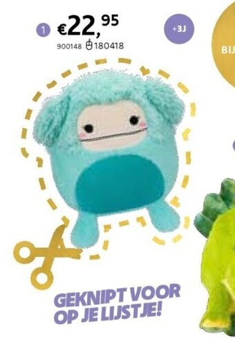 Dreamland SQUISHMALLOWS PLUCHE JOELLE THE BIGFOOT 30 cm aanbieding