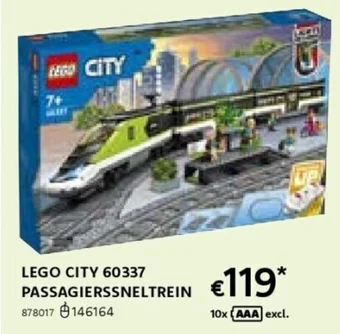 LEGO CITY 60337 PASSAGIERSSNELTREIN