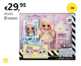 Dreamland L.O.L. SURPRISE! MANNEQUINPOP TWEENS SURPRISE SWAP aanbieding