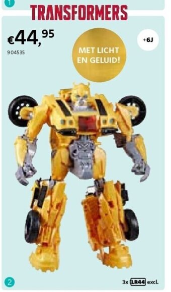 Dreamland TRANSFORMERS RISE OF THE BEASTS BEASTMODE BUMBLEBEE aanbieding