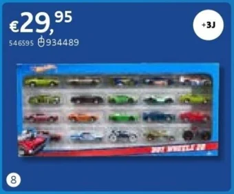 Dreamland HOT WHEELS 20 AUTOOTJES aanbieding