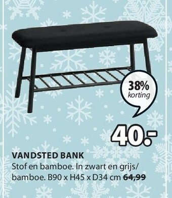 Jysk Vandsted bank aanbieding