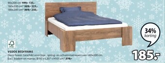 Jysk Vedde bedframe aanbieding