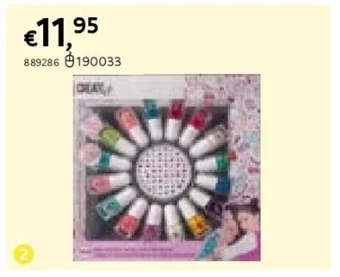 Dreamland GESCHENKSET NAGELLAK CREATE IT! - 16 POTJES + STICKERS aanbieding