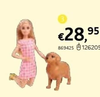 Barbie speelset pasgeboren puppies