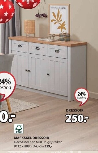 Jysk Markskel dressoir aanbieding