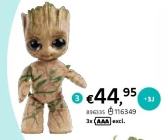 Dreamland MARVEL INTERACTIEVE KNUFFEL I AM GROOT aanbieding