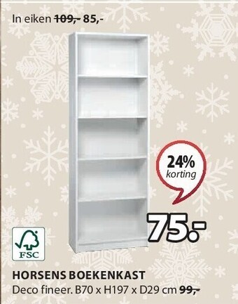 Jysk Horsens boekenkast aanbieding