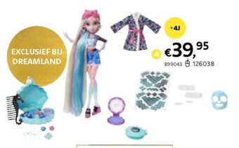 Dreamland MANNEQUINPOP MONSTER HIGH LAGOONA BLUE SPA DAY aanbieding