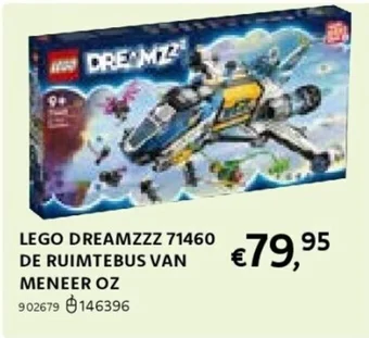 Dreamland LEGO DREAMZZZ 71460 DE RUIMTEBUS VAN MENEER OZ aanbieding