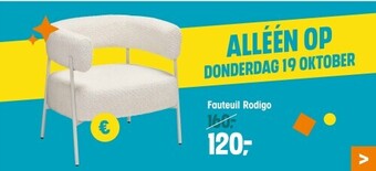 Kwantum Fauteuil rodigo aanbieding