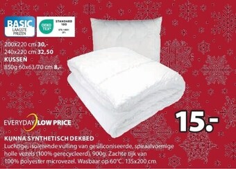Jysk Kunna synthetisch dekbed aanbieding