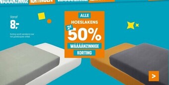 Kwantum Hoeslakens aanbieding