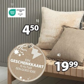 Jysk Smyle kussenhoes aanbieding