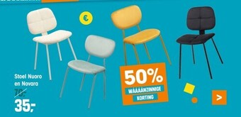 Kwantum Stoel nuoro en novara aanbieding