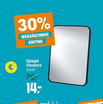 Kwantum Spiegel vincenco aanbieding