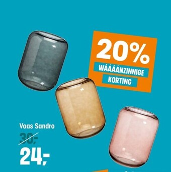 Kwantum Vaas sandro aanbieding