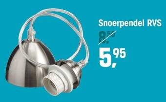 Kwantum Snoerpendel rvs aanbieding