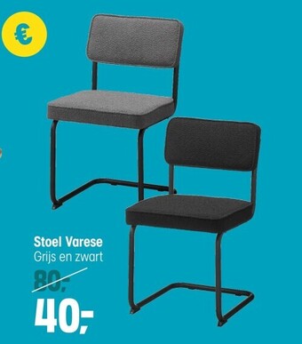Kwantum Stoel varese aanbieding