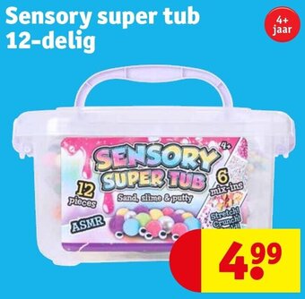 Kruidvat Sensory super tub 12-delig aanbieding