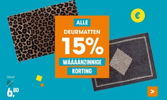 Kwantum ALLE DEURMATTEN aanbieding