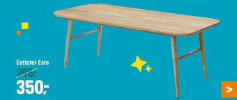 Kwantum Eettafel Este aanbieding