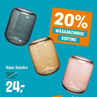 Kwantum Vaas Sandro aanbieding